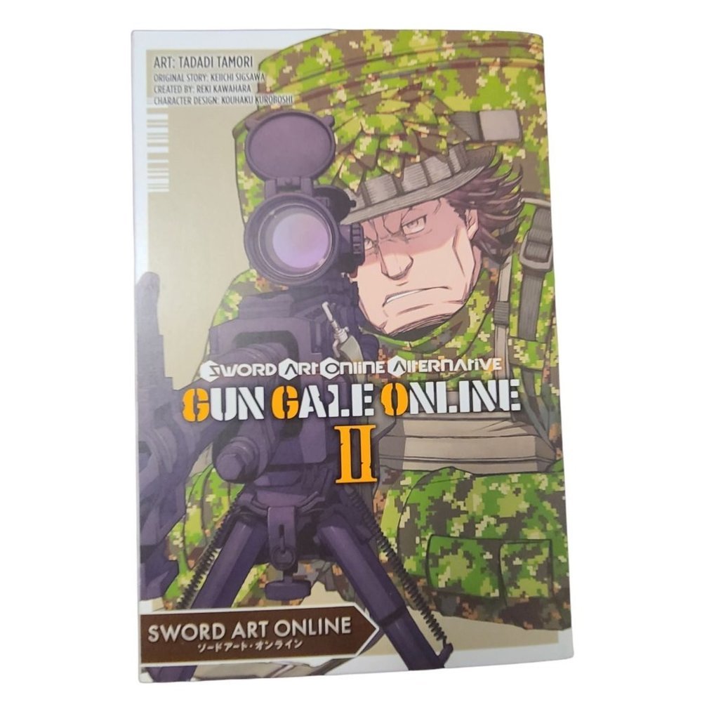 SWORD ART ONLINE GUN ALTERNATIVE GALE ONLINE Manga Volume 2 First Edition